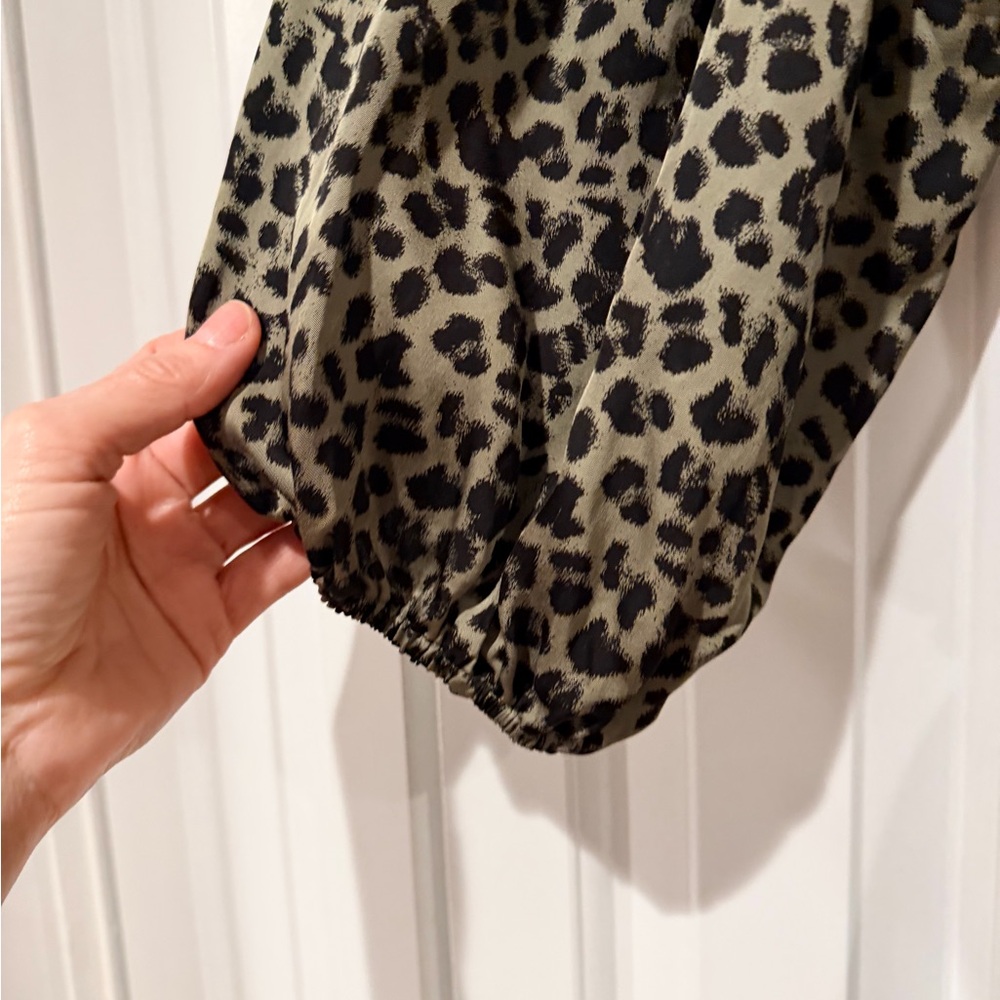 Good American Sage Leopard Midi Dress 3x - Picture 5 of 7